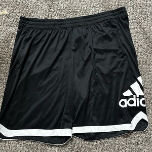 Black adidas shorts